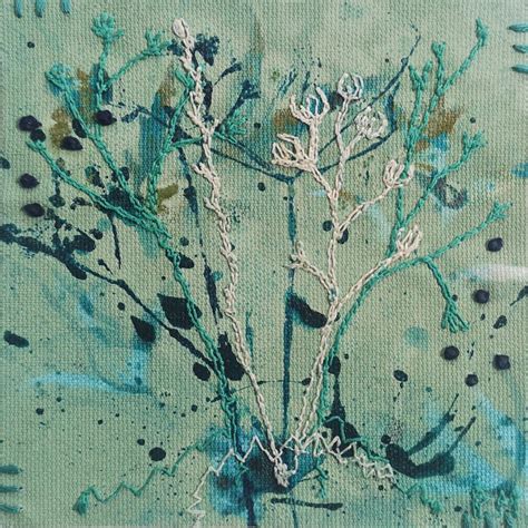 Textile artworks by British textile artist Ellie Hipkin