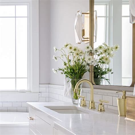 WOWOW Gold Widespread 2-Handle Bathroom Sink Faucet with Drain 2320300G ...