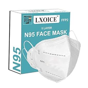 LXOICE Non Woven Fabric Reuseable Face Mask (Off-white, Without Valve ...