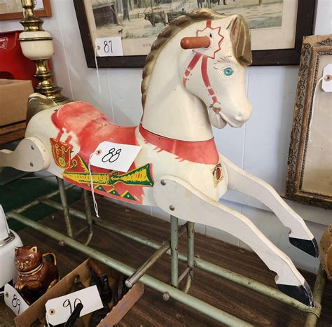 Rich Toys Davy Crockett Glider Horse Toy | Live and Online Auctions on ...