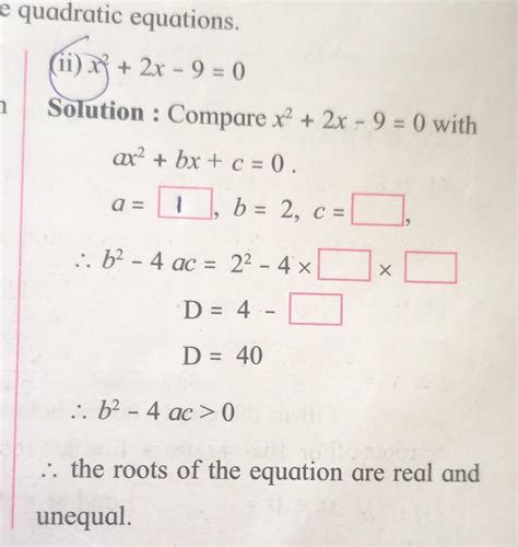 DETERMINE NATURE OF ROOTS OF THE QUADRATIC EQUATIONS - Brainly.in