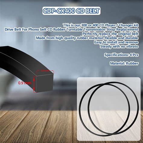 Buy CDP-CX400 Belt for Sony CD Player Model CDP-CX450 CDP-CX455 CDP ...