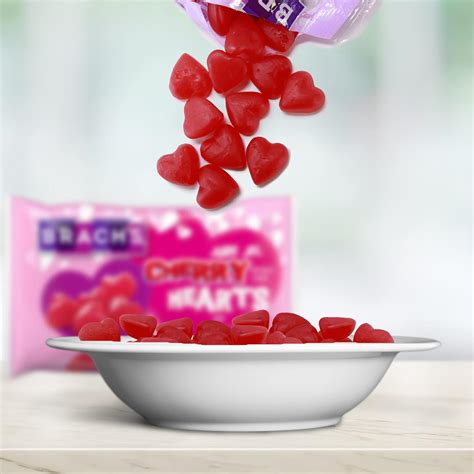 Buy Brach’s Valentine's Day Jube Jel Cherry Hearts, Sweet Chewy Gummy ...