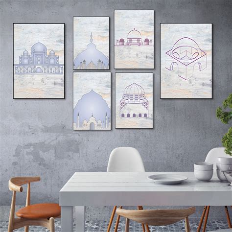 Islamic Tomb Wall Painting Canvas – Nestroots