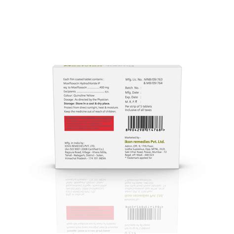 Buy Moxivion 400 MG Tablet (10) Online at Flat 15% OFF | PharmEasy