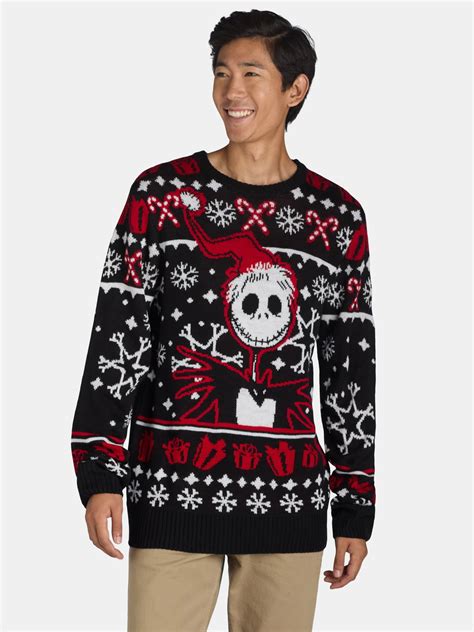 The Nightmare Before Christmas Men's Holiday Sweater, Sizes S-3XL, Jack ...