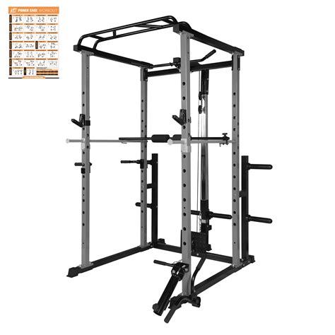 Buy RitFit Power Cage with LAT Pull Down and 360° Landmine,Optional ...