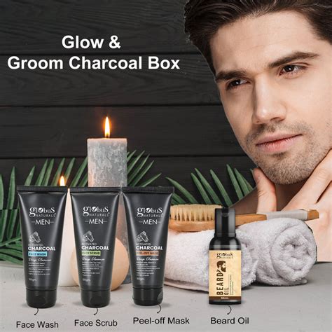 Glow & Groom Charcoal Box – Globus Naturals