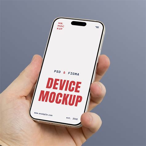 Iphone Hand Psd