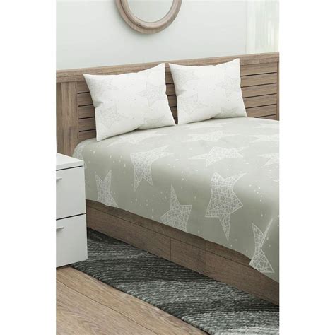 Buy Swayam Printed Fitted King Bed Sheet with 2 Pillow Cover (Assorted ...
