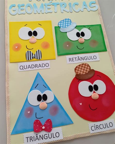 Thalita Caproni/ Artesanato em eva on Instagram: "Painel Formas ...