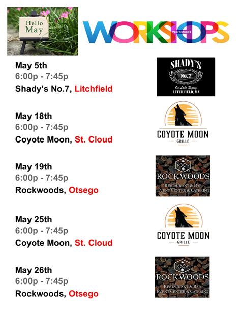 Monica Schreiber on LinkedIn: May workshops updated!