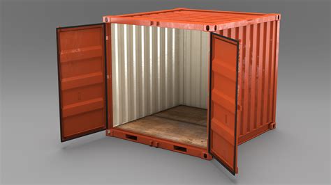 8ft Shipping Container 3D | 3D Molier International