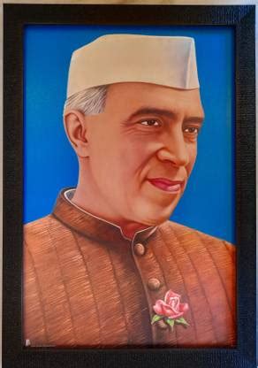 Art collection Art collection of Pt. Jawahar Lal Nehru Photo frame Ink ...