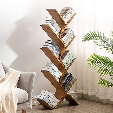 NEHHDC Bookshelf Bookshelves Bookcase Book Case Tree | Ubuy India