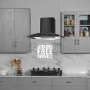 Preethi KH310 Auto Clean Wall Mounted Black 1200 CMH Chimney Price in ...