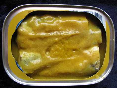 Canned Sardines In Mustard Sauce