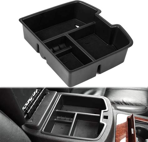 EDBETOS 07-14 Full Size Trucks Center Front Floor Console Organizer ...