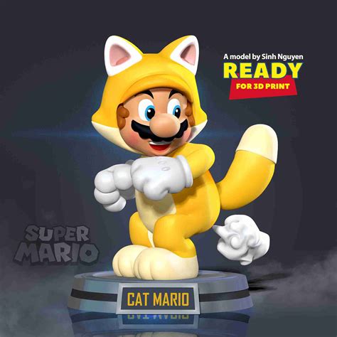 Cat Mario | 3D models download | Creality Cloud