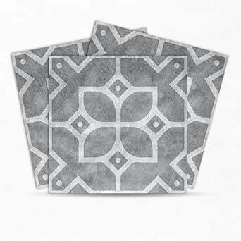 Mosaicowall DIY Peel and Stick Self Adhesive Floor Tile Stickers for ...