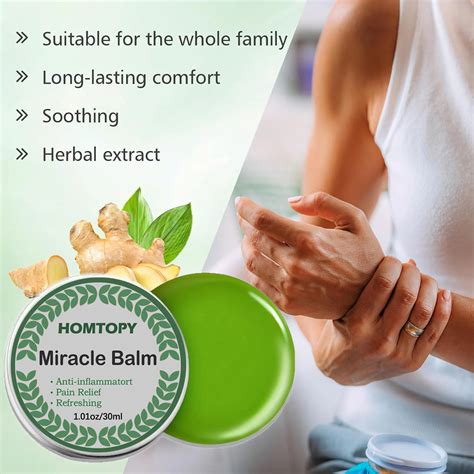 Herbal Soothing Balm | Joint & Muscle Relief | HOMTOPY