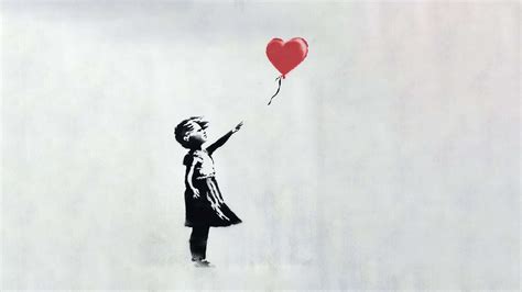 Banksy Baloon Girl Painting WQHD 1440P Wallpaper - Pixelz.cc