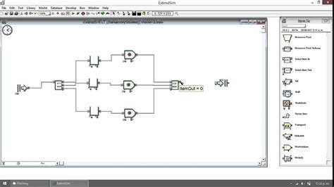 Image result for Example of ExtendSim Manufacturing System Modl