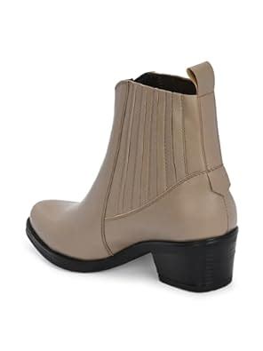 Buy Delize Chicku Women Vegan Leather Ankle Boots 61962A-36 at Amazon.in