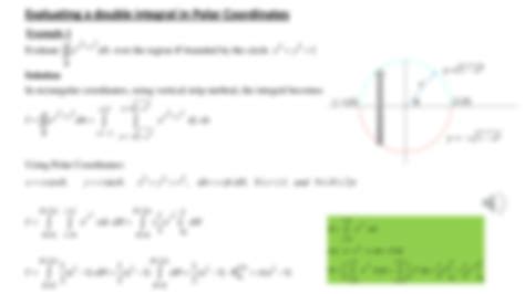 Image result for Multiple Integration Using Polar Coordinates