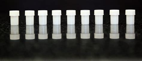 Mediplastics Homeopathy Milky white Empty Plastic Half Dram Bottles ...
