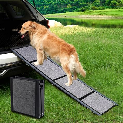 Amazon.com: Longest 71’’ & Widest 19.6’’ Dog Car Ramp, Foldable Pet ...