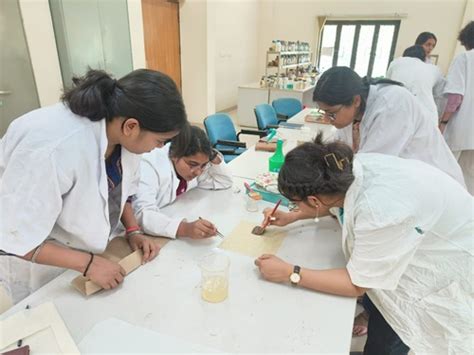 SHRM students participating at Painting Conservation training programme ...