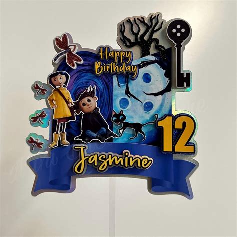 Coraline Cake Topper, Coraline Party Decorations, Coraline Birthday ...