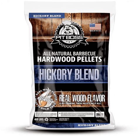 Pit Boss Hickory Hardwood Pellets (40 Lbs) - PelHeat.com