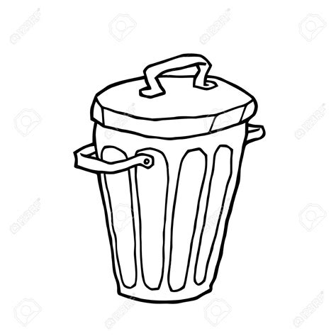 Trash Can Drawing at GetDrawings | Free download