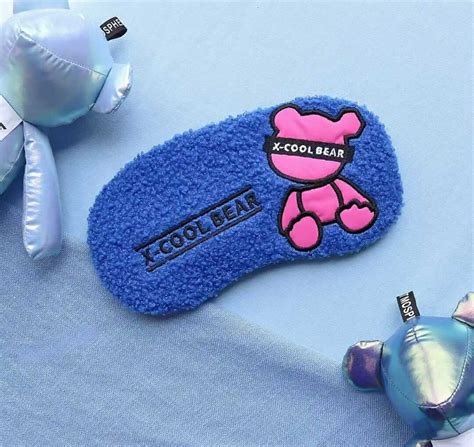 Furry Cool Bear Gel Eye Mask - Single Piece – Kawaii Kart