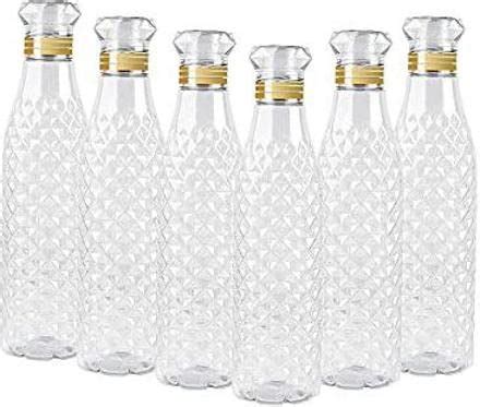 S&P TechoWorld Unbreakable Classy Diamond Cap Crystal Water Bottles ...