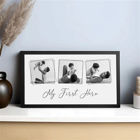 My First Hero Personalized Photo Frame Gift for Dad | The Zappy Box