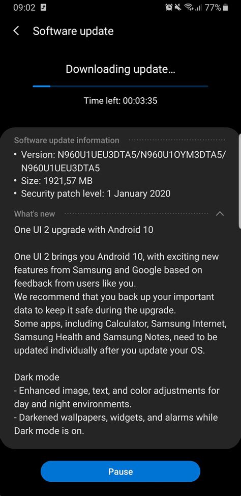Image result for Update Note 4 to Android 10