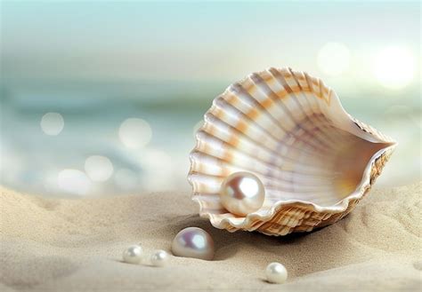 Image result for Beach Background Pearly Shell