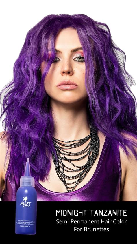 Splat Midnight Kits Semi-Permanent Purple Hair Dye Kits | Bleach brown ...