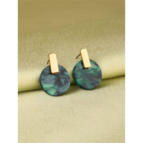 Buy Accessorize London Women's Willow resin disc stud Earring Online