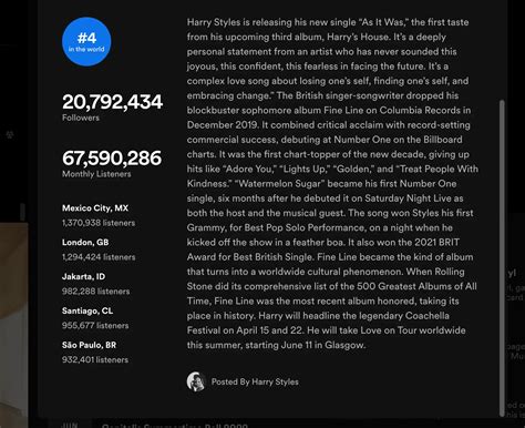 Singer Bio Examples 的图像结果