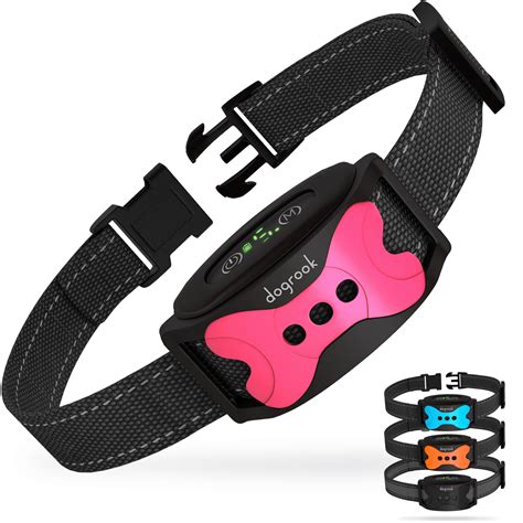 DogRook Rechargeable Dog Bark Collar - No Shock Dog Training Smart ...
