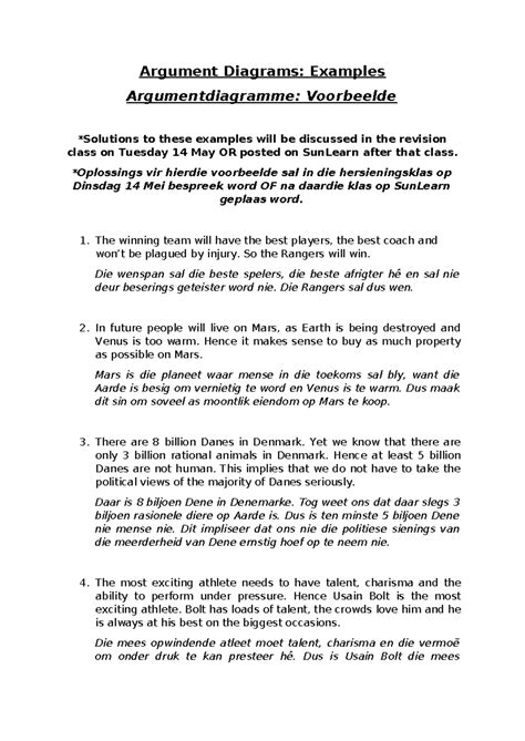 Image result for Argument Examples