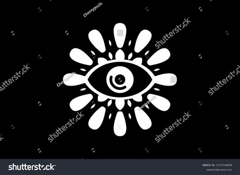 One Eye Symbol Streetwear Element Vector Stock Vector (Royalty Free ...