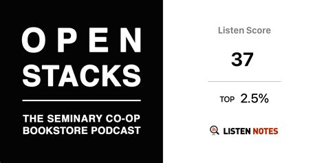 Open Stacks (podcast) - The Seminary Co-op Bookstores & UChicago Podcast Network | Listen Notes