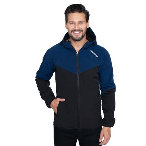 KIRKJUBØUR® "Njordr" Men SOFTSHELL jacket 10,000 mm water column navy ...