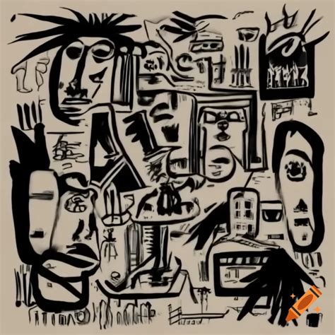 Gritty urban canvas with expressive human faces in shadowy hues ...