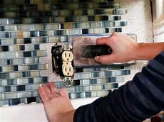 Tile Sheets For Backsplash by How To Install A Tile Backsplash How Tos Diy Tile Sheets For Backsplash
